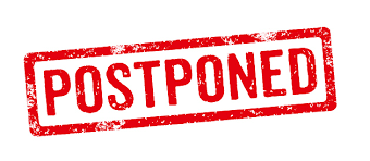 postponed
