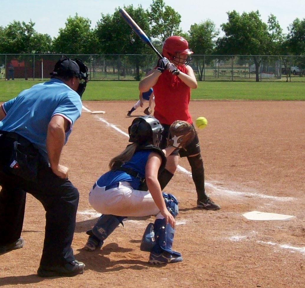 Softball game in Rosetown