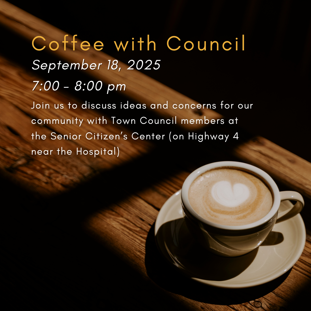 coffee with council poster