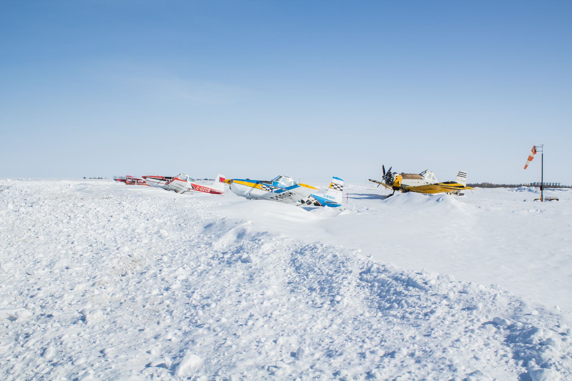 Image of Rosetown Airport in Winter
