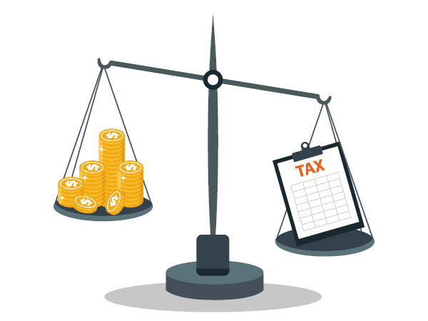 Image of money and scales