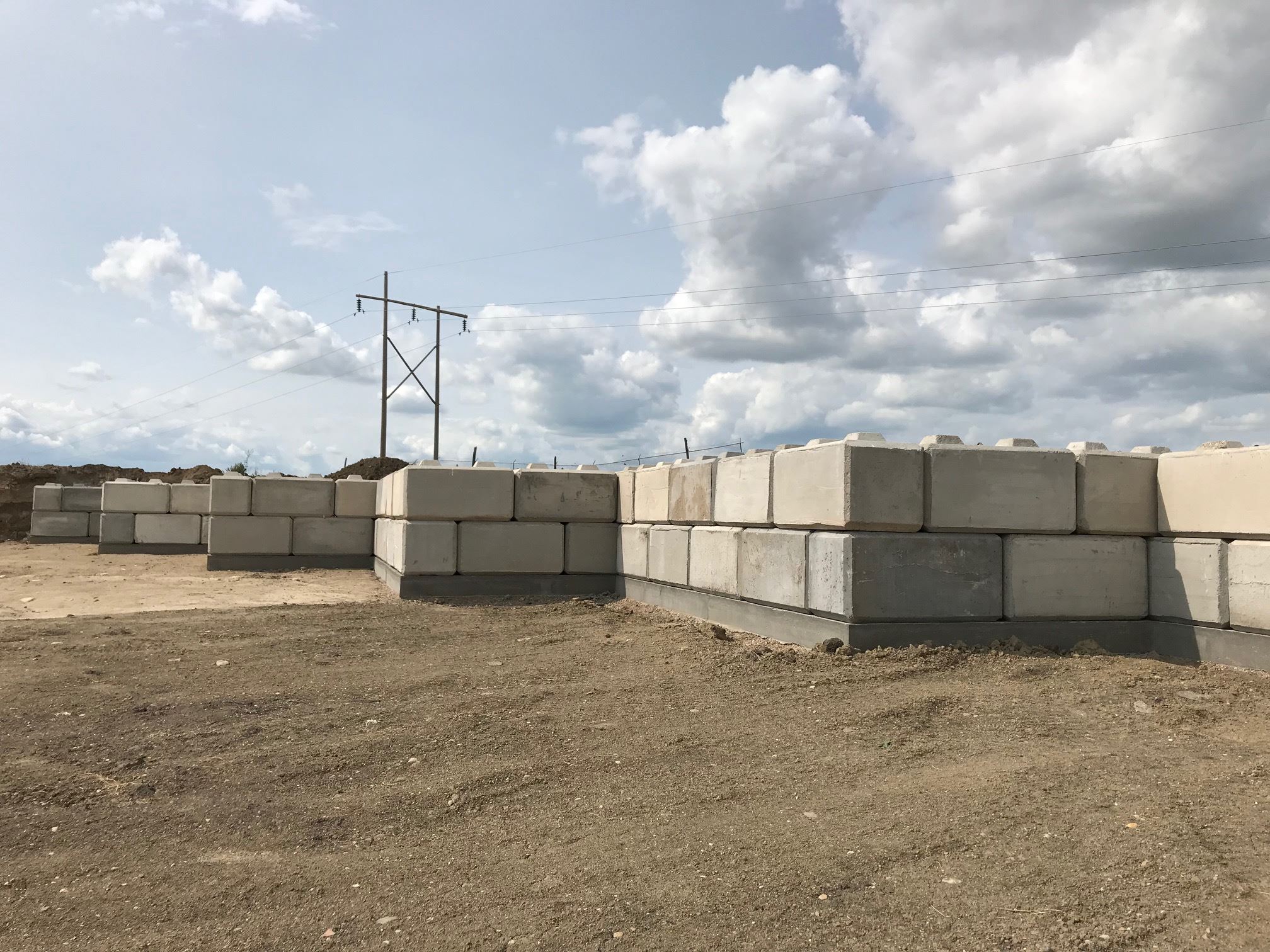 Image of transfer station site in progress