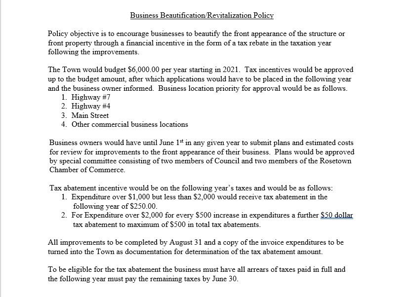 Beautification/Revitilization 